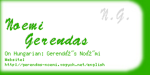 noemi gerendas business card